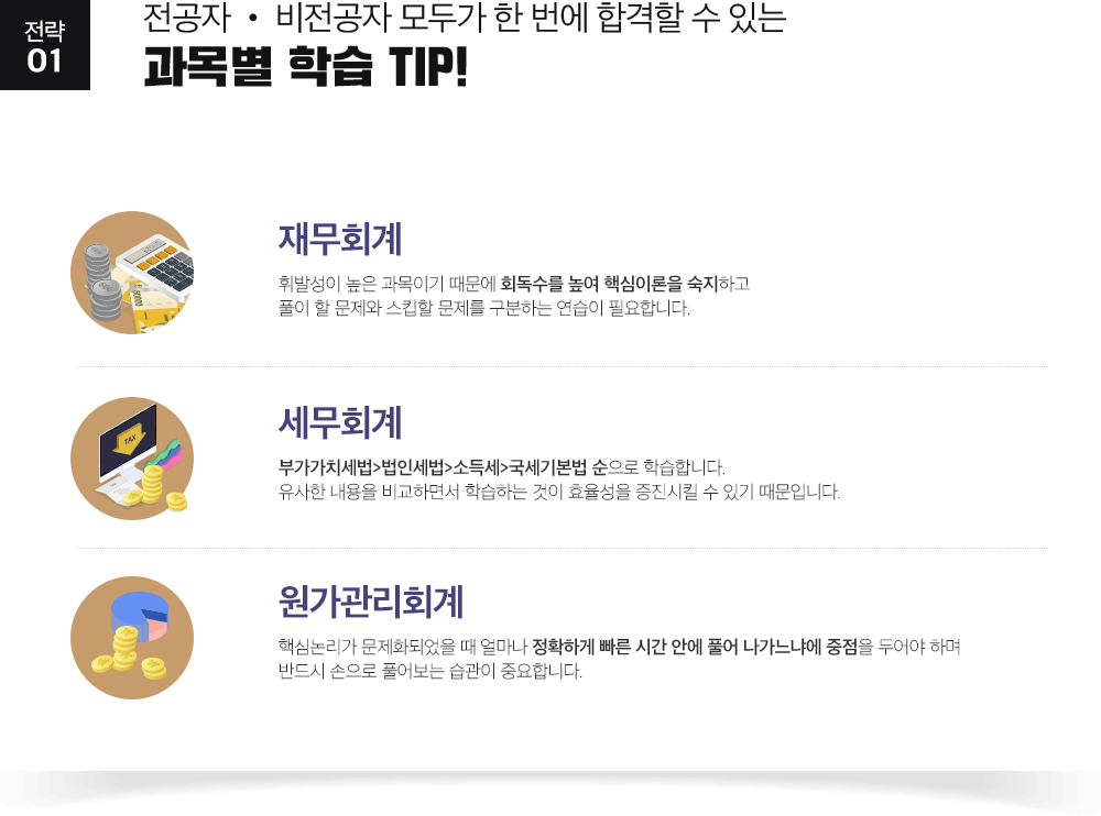 과목별 학습팁 