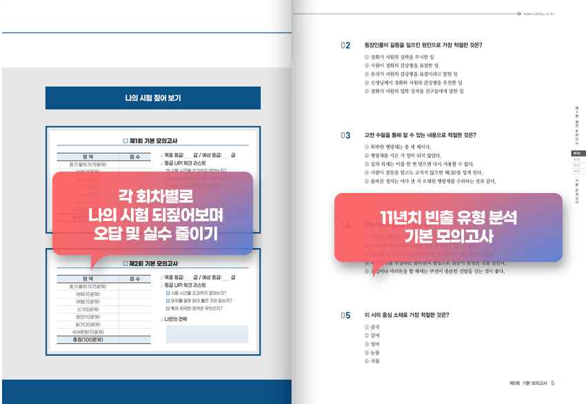 고난도 모의고사 문제집